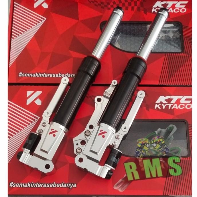 TERBARU - Shock Shockbreaker Ktc Kytaco Depan Nmax Old,Nmax New Shock Usd Black