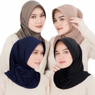 (New)>> Hijab Sport / Hijab Santai / Jilbab Olahraga / Hijab Sport Pet Besar