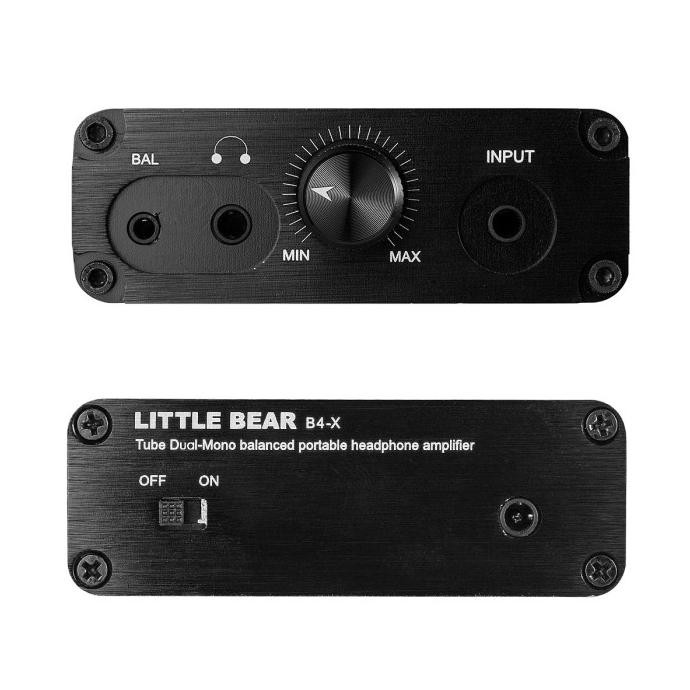 Nobsound Little Bear B4 X / B4X Portable Dual-Mono Vacuum Tube Amp New Stok