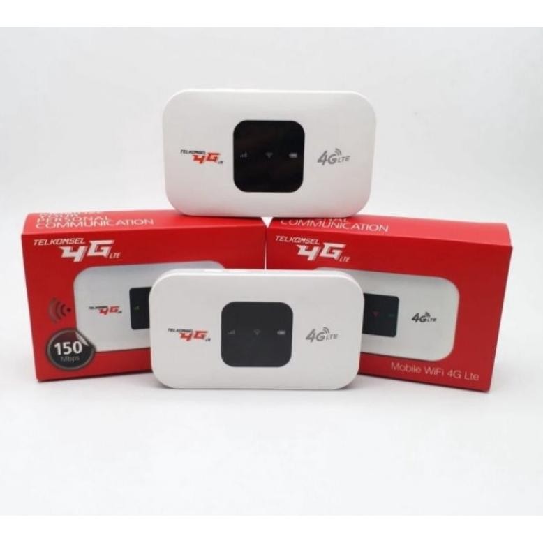 Mifi Modem Wifi 4G All Operator Telkomsel Indosat Axis Tri By.U Smartfren Free Kartu Perdana