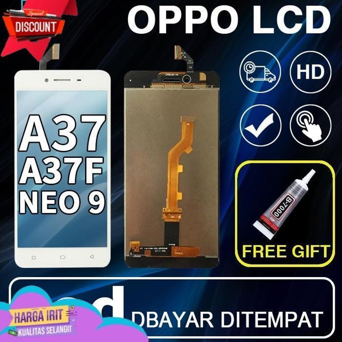 Trending LCD OPPO A37/A37F/NEO 9 FULLSET ORIGINAL LAYAR HP TOUCHSCREEN