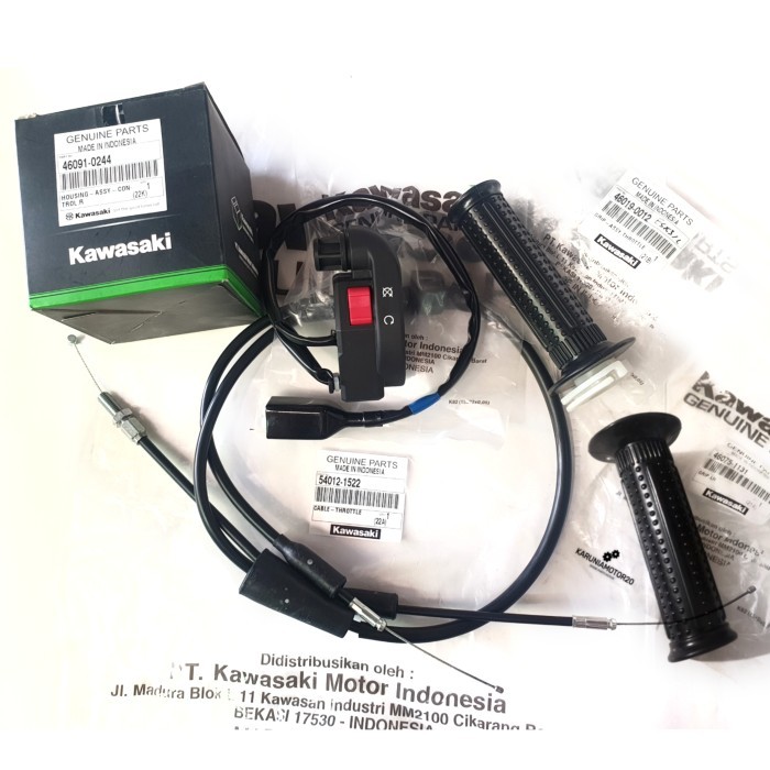 Gas Spontan Set Ninja R/Rr/Ss Pnp Rx King Original Kawasaki