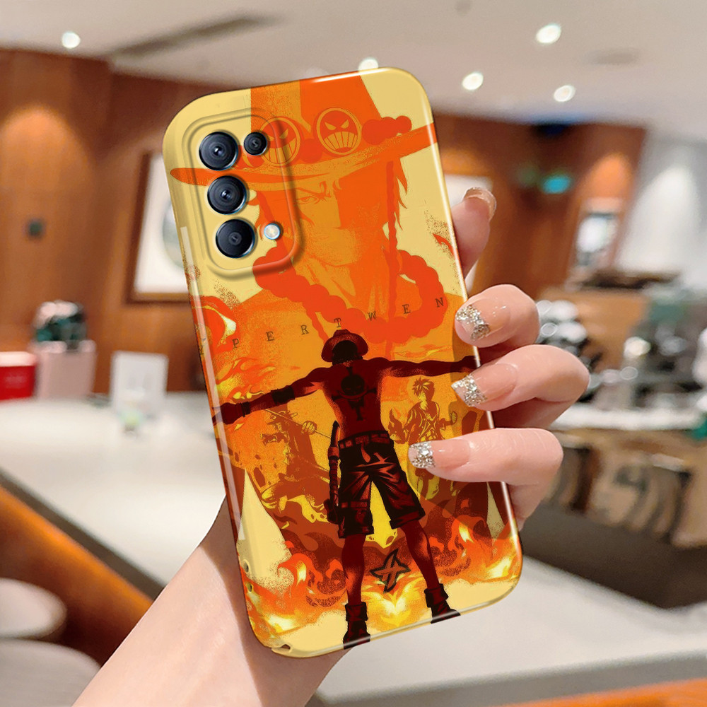 Hard case Akrilik Feilin Kompatibel Untuk OPPO F9 F11 Reno 5 Reno8 5G aesthetics ponsel casing  One 