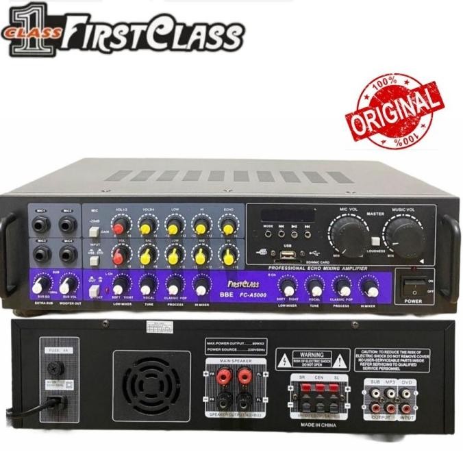Amplifier Firstclass Fc-A5000 Ampli Karaoke Fca 5000 Fca5000 Fc A 5000 New Stok