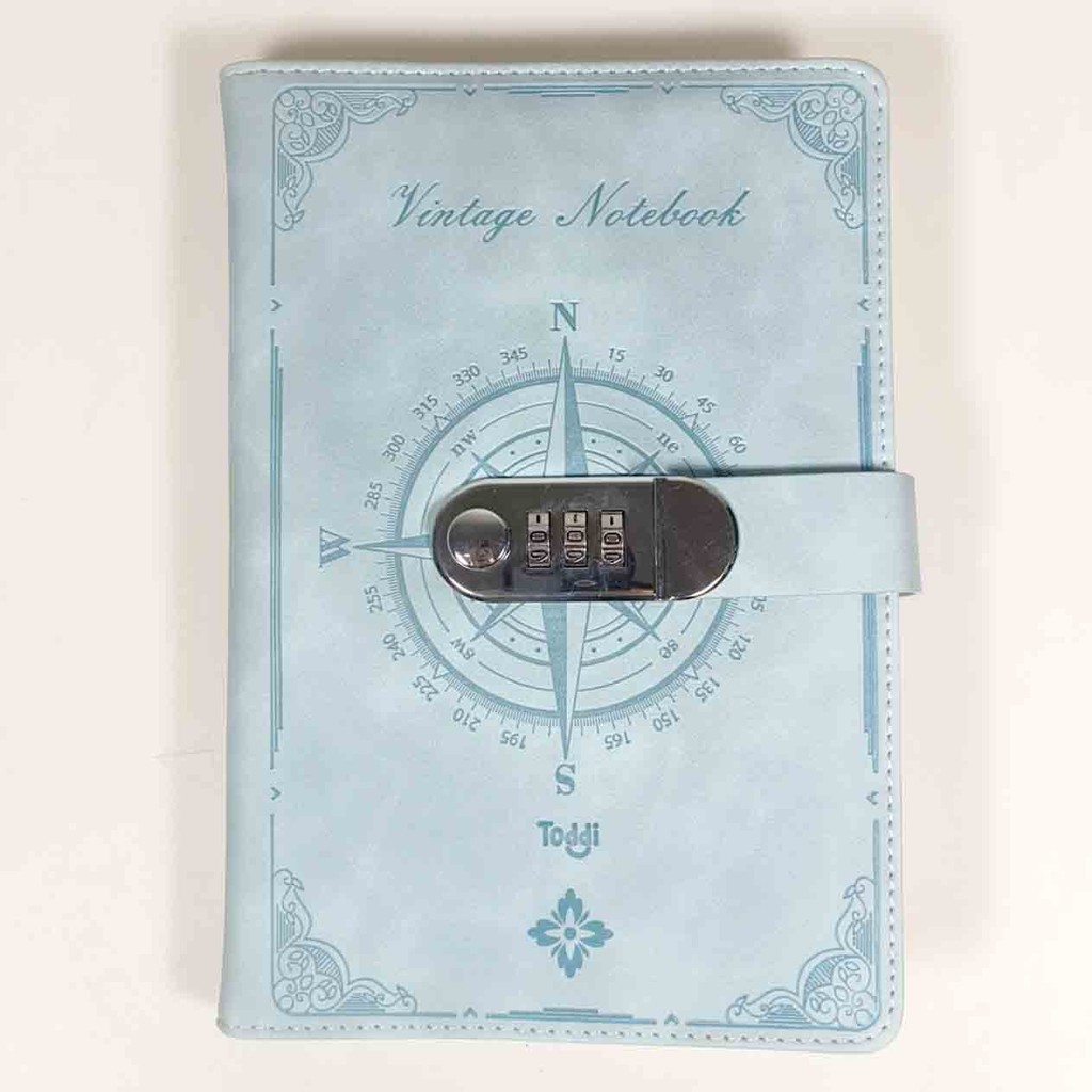 

Toddi Buku Jurnal Leather Diary 200 Halaman Grid A5 with Lock