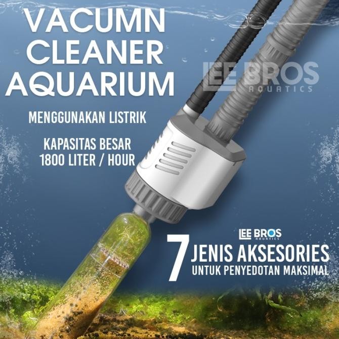 Vacuum Aquarium dan Kolam / Siphon Gravel Aquascape / Electric Vacumn
