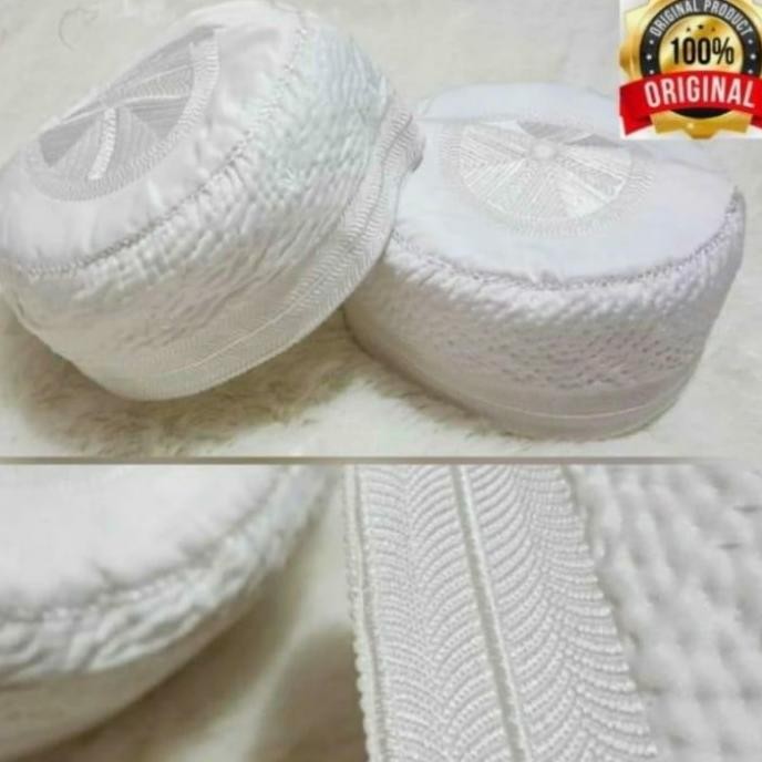 PECI/KOPIAH MADINAH ASLI ORIGINAL/KOPIAH BUGIS ARAB SAUDI