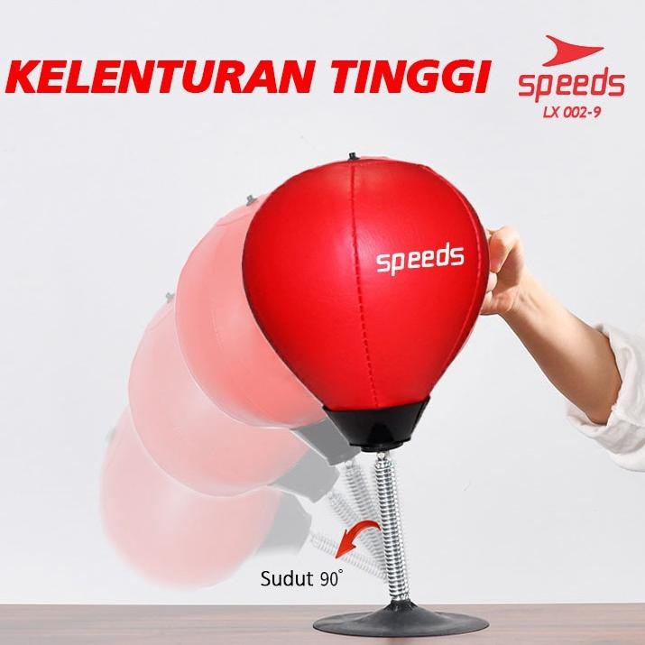 Et-98 Speeds Samsak Mini Desktop Punching Bag Tinju Speed Ball Bola Penghilang Stress Reliever 002-9