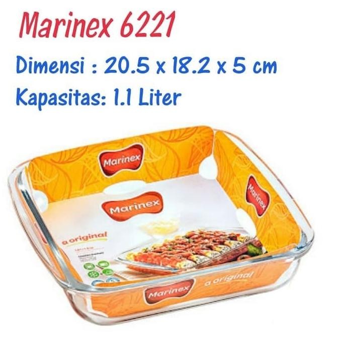 

Produk Baru!! Loyang kaca Marinex Segi Empat 1.1 lt 6221