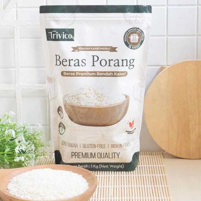 

Terlaris Trivico | Beras Porang Premium | Beras Porang Premium Rendah Kalori | Shirataki Konjac Rice Organik | Beras Porang | Beras Diet Konjac 1Kg Ready Stok
