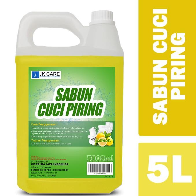 

Produk Baru!! JK LEMON Sabun Cuci Piring Aroma Lemon - 5 Liter (KHUSUS GRAB & GOJEK)