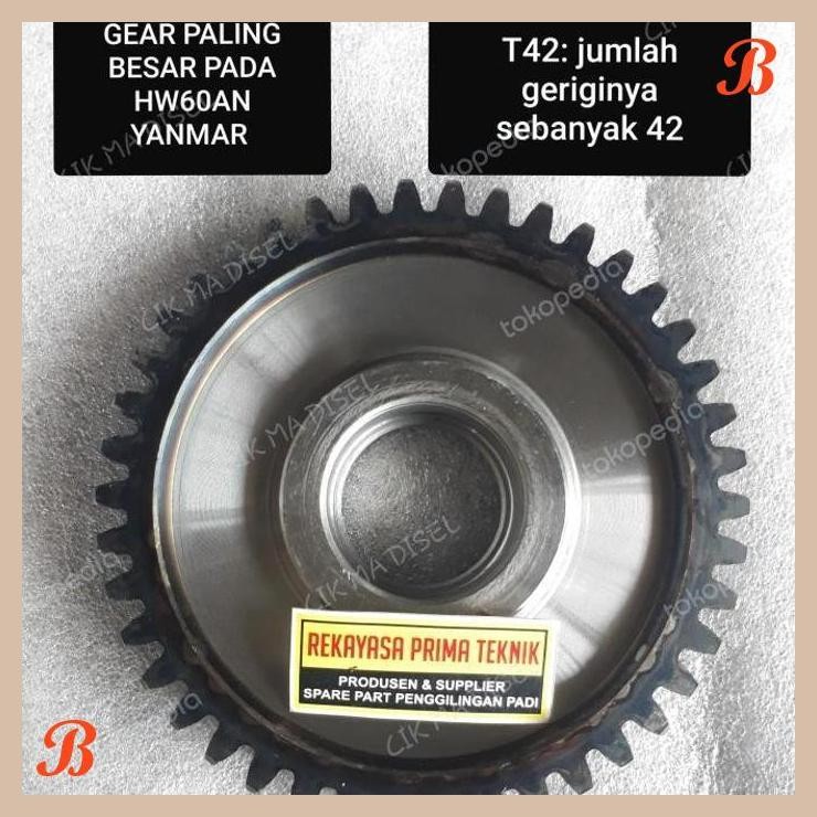 | RKY | HW60 GEAR T42 42T GIGI 42 GERIGI PALING BESAR YANMAR HW 60AN