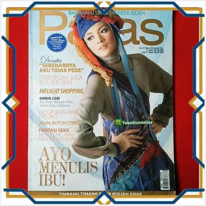 [TGS] MAJALAH PARAS 2011/MODEL COVER DONITA/ ARTIKEL /MODE FASHION/HIJAB