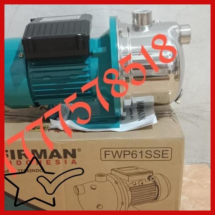 [SJT] POMPA AIR SEMI JET STAINLESS STEEL FIRMAN FWP 61 SS