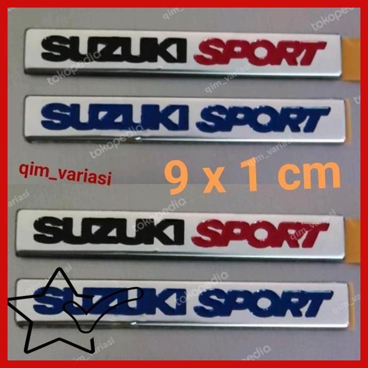 [QIM] EMBLEM LOGO SUZUKI SPORT ERTIGA XL7 SCROSS IGNIS BALENO KARIMUN WAGONR