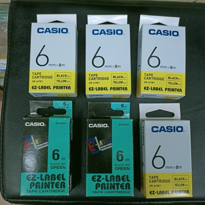 

CO CASIO EZ LABEL PRINTER 6 mm ASLI Casio