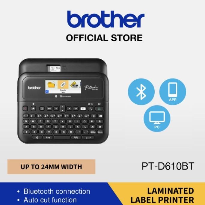 

CO Brother Printer Label PT-D610BT Label Maker PC Connectable
