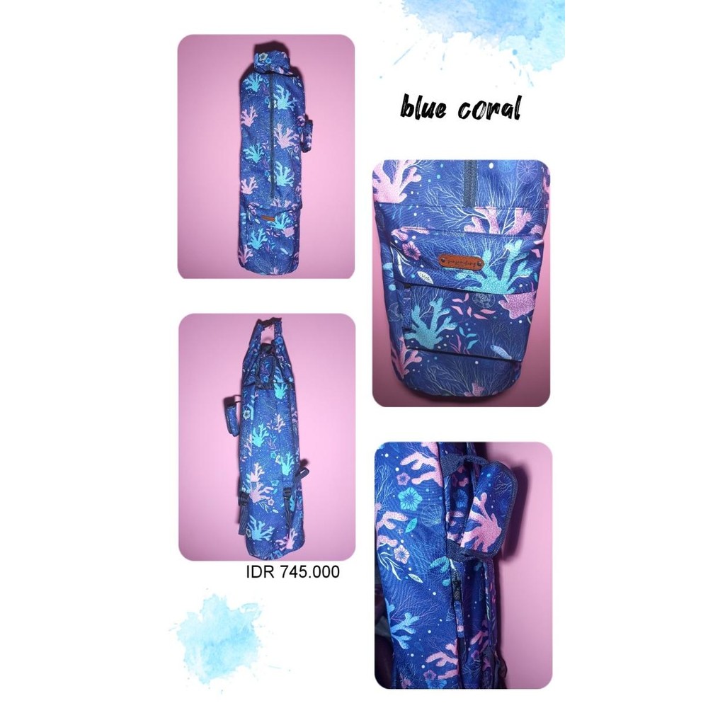 CO tas long fins/ long fins bag freediving - blue coral