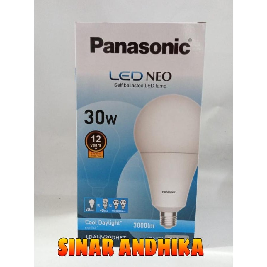 Lampu - Lampu Led Bulb Panasonic Neo 30 Watt Putih