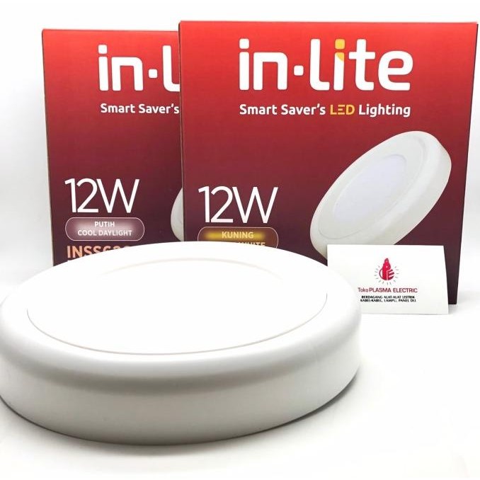 Lampu - Lampu Led Panel Outbow Inlite In-Lite 12W 12 W 12Watt 12 Watt