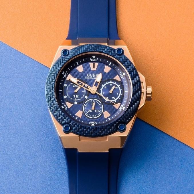 GARANSI Jam Tangan Pria Guess Original W1049G2 W1049G5 W1049G6 W1048G1 Fullset