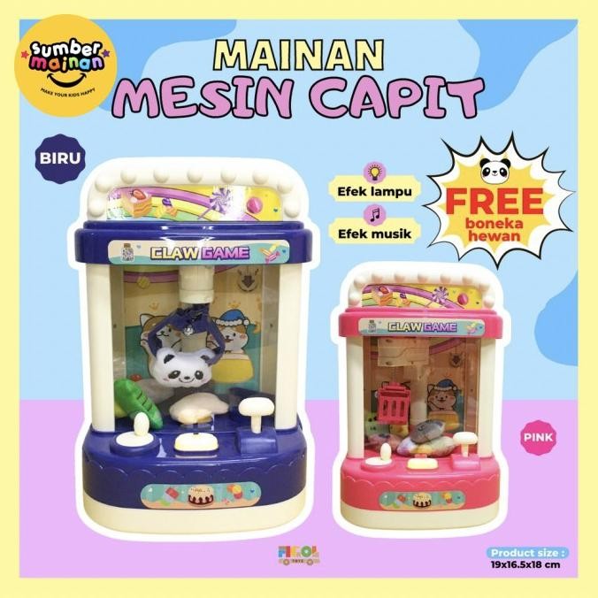 Mainan Mesin Capit Boneka/Mainan Claw Game/ Claw Machine