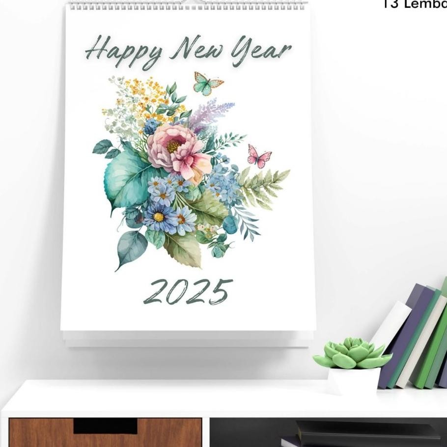 

Alender 2025 Alender Dinding 2025 Piral Alender Aethetic 2025 Uuran A3 Piral 13 Lembar