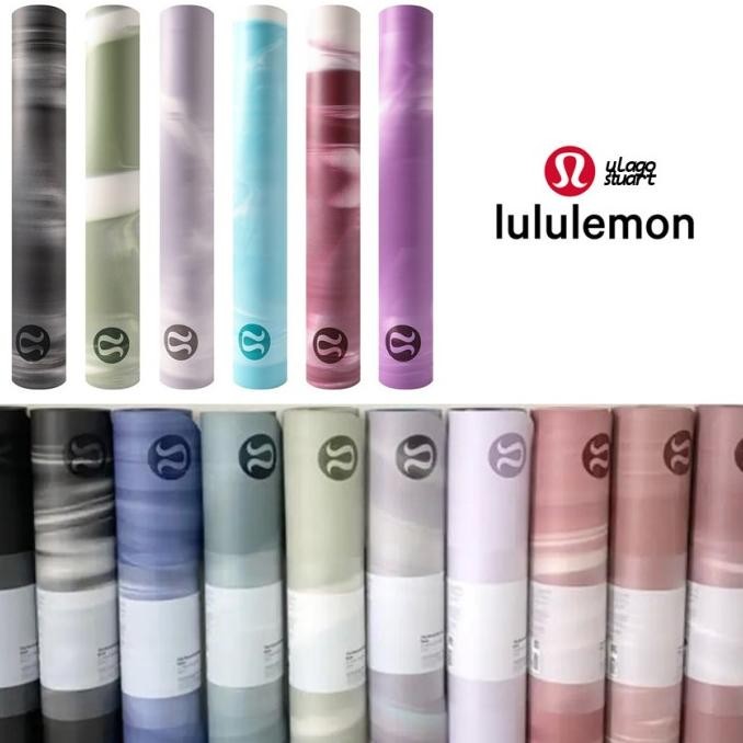 the reversible mat 5mm LULULEMON marble yoga matras alo manduka senam