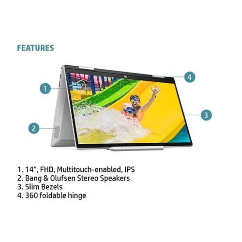 Laptop HP Touchscreen x360 Garansi Original HP Free Stylus Pen Office & Mouse