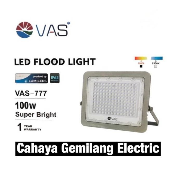 Sale Kap Lampu Sorot Led Vas 777 Vas-777 100Watt 100W Tembak Floodlight