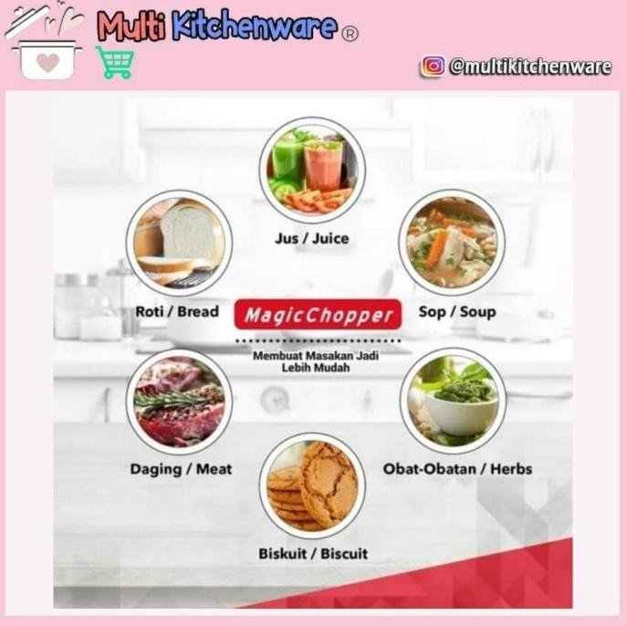 Blender / Food Processor / Food Chopper Mitochiba Magic Chopper Ch 200 Original Dan Terpercaya