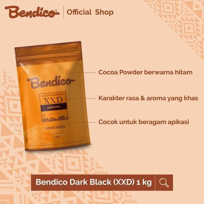 

BENDICO - PURE COCOA POWDER 1 KG / COKELAT BUBUK ORIGINAL CHOCOLATE