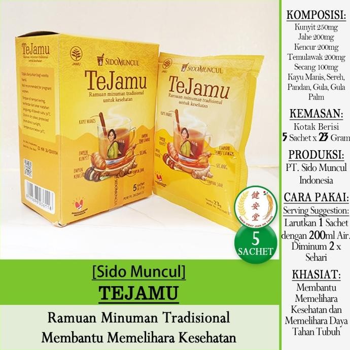 

!!!!!!] [Sido Muncul] TEJAMU [5 Sachet x 23 Gram] Ramuan Minuman Tradisional Untuk Kesehatan