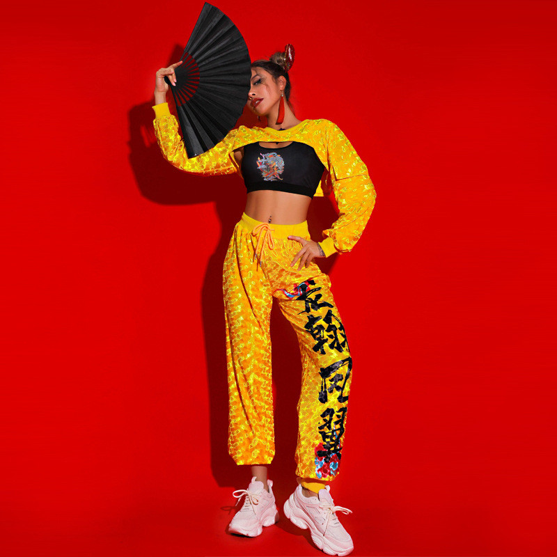 Miseerpin Sexy Nightclub ds New Dance Costume for Nightclub Bar Hip-Hop Stage Wear gogo Costume