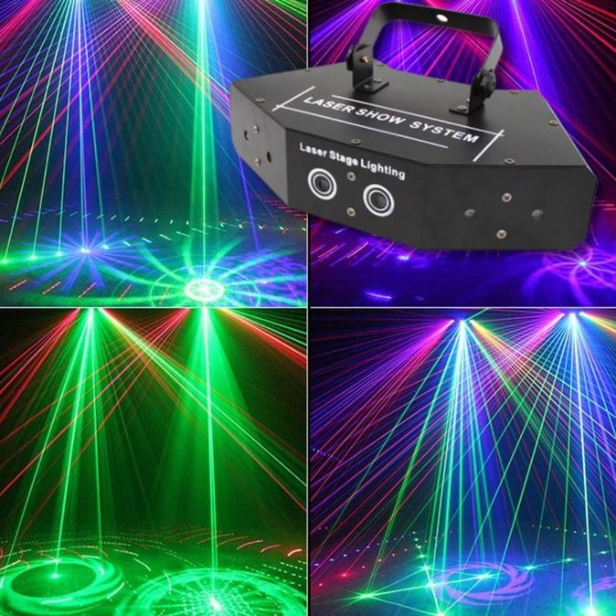 Lampu Laser Lighting Panggung Party Disco Light Lampu Disko Panggung