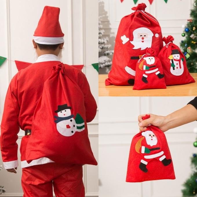 

Sale! Tas Santa Claus Bag Santa Claus Gift Christmas Natal