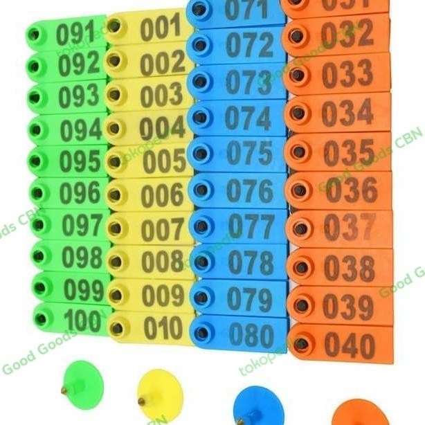 

Ear Tag Bernomer 100 Unit (Per Kelipatan 100)