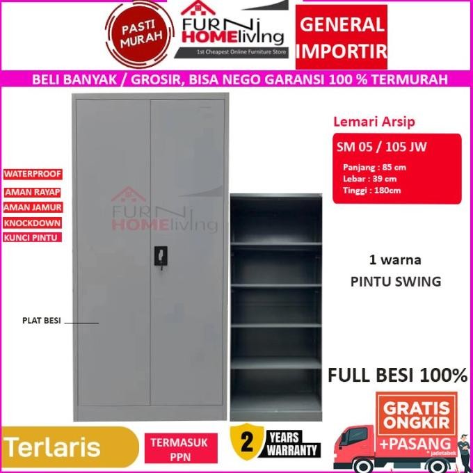 

Promo Lemari Arsip / Filing Cabinet Besi 2 Pintu Akf05