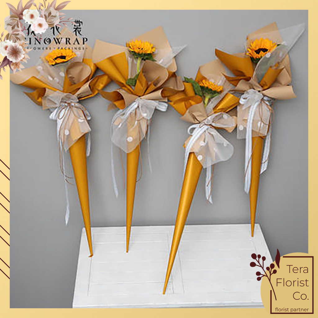 

iDk90 20 Lembar Cellophane Pastel Dual Tone Kertas Bunga Flower Wrapping Kertas Buket Wrap Paper