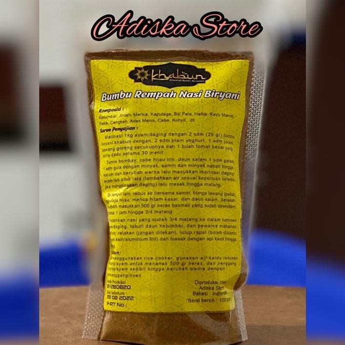 

Bumbu Nai Yani Nai Yani Habun 100 Gr
