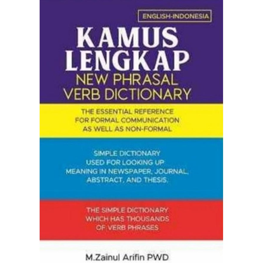 

Terlaris Kamus Lengkap New Phrasal Verb Dictionary (English- Indonesi Ready Stok
