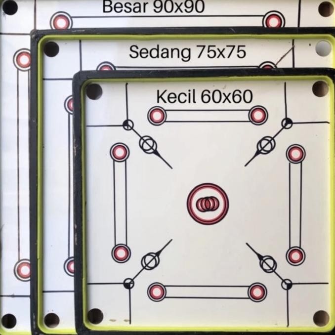 HARGA DISKON papan karambol board game || papan karambol carambol only board ukuran m-xl permainan p