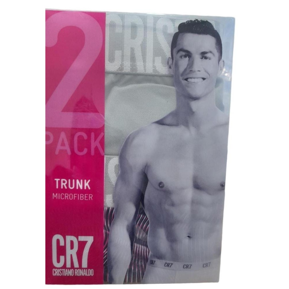 Cristiano Ronaldo Cr7 Underwear Collection Trunk Microfiber 2Pcs L Xl Original Dan Terpercaya
