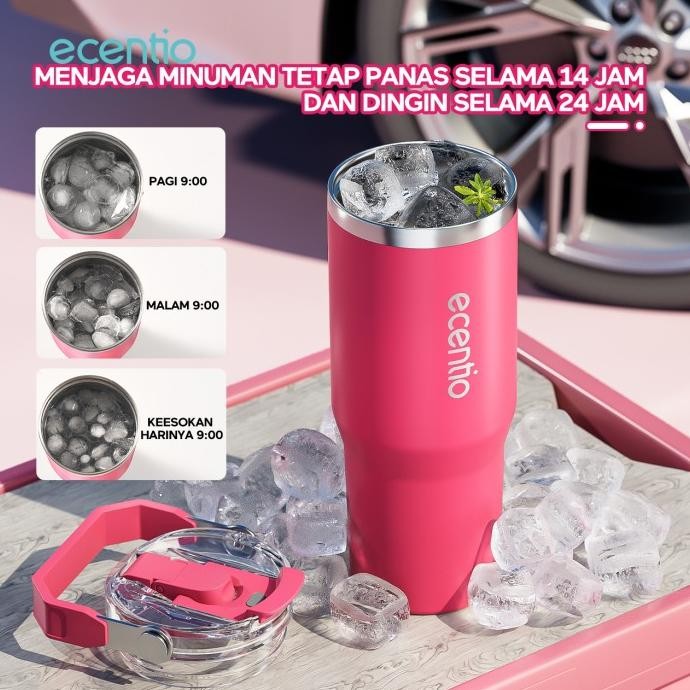 

Ecentio Tumbler Minum Stainless Premium Botol Minum Aesthetic Besar 900Ml Original Dan Terpercaya