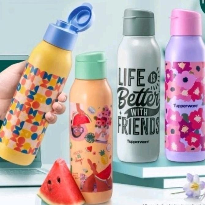 Eco Fancy 750Ml Ecer 1Pcs / Botol Minum Tupperware / Botol Minum Viral / Botol Minum Anak / Tupperwa