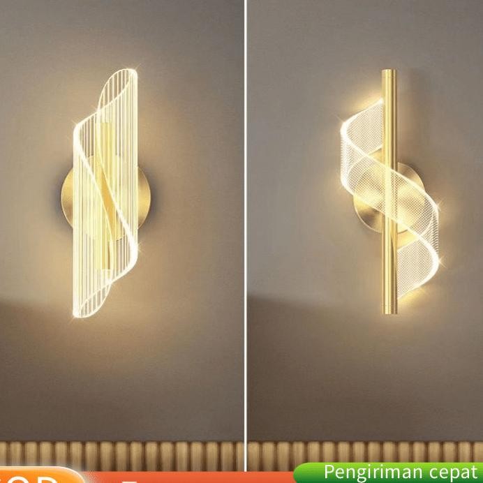 Lampu Dinding Tempel Aethetic Lampu Hia Ruang Tamu Ern Lampu Dinding Nimali Lampu Dor Led