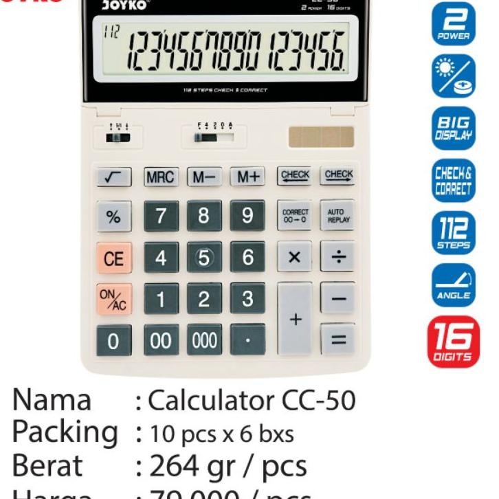 

Calculator Joyo Cc50 16 Dit