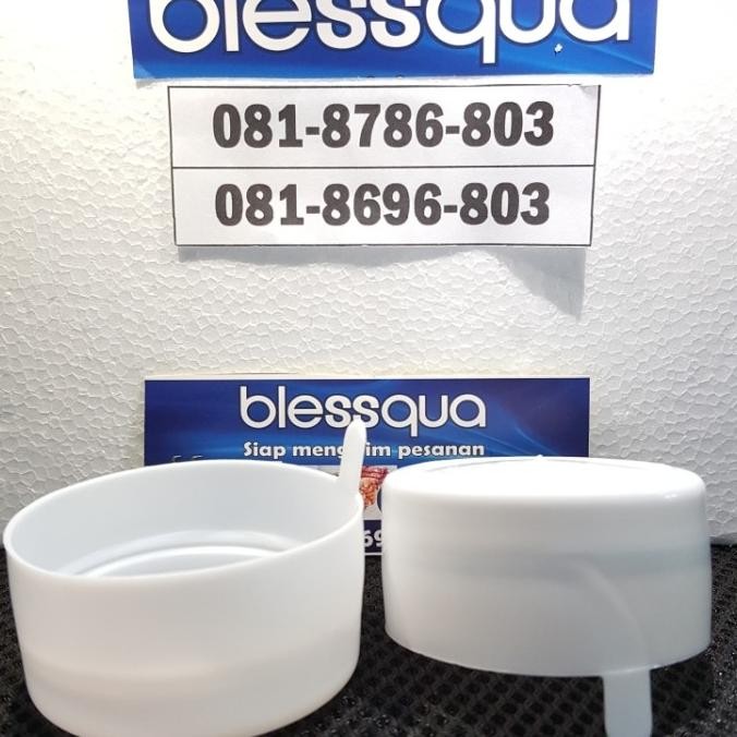 Tutup galon air isi ulang warna PUTIH POLOS 3cm ORI isi 100