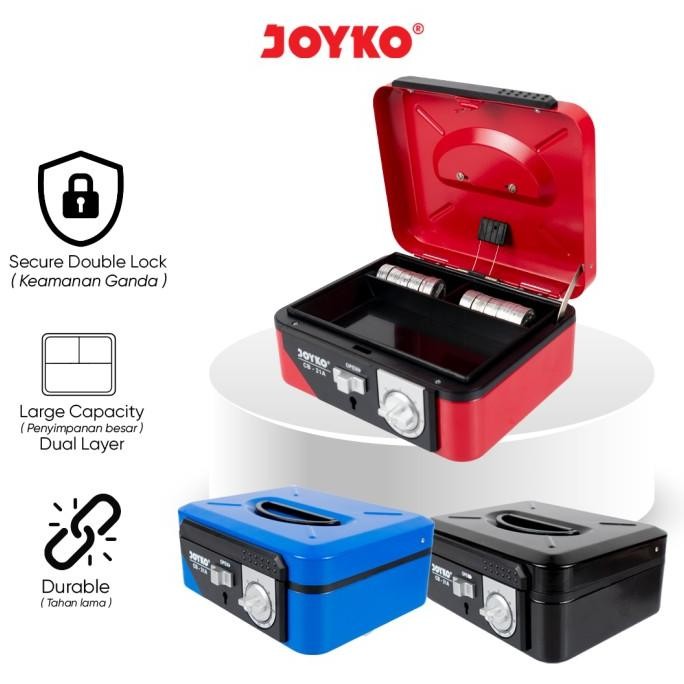 

Cash Box / Kotak Uang / Kotak Kas Joyko CB-21A