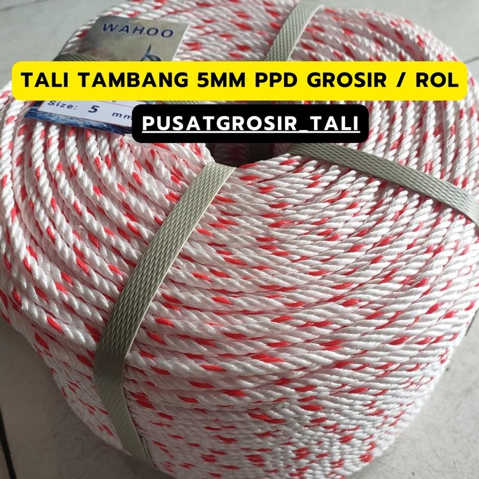 

Tali 5Mm Rol Groir Tali Ppd 220 Meter